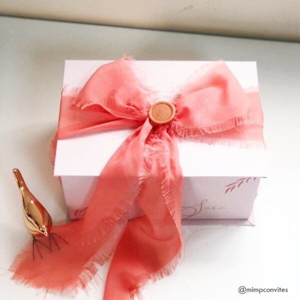 Convite Padrinhos (30x22x9 cm) Rose - Imagem 2