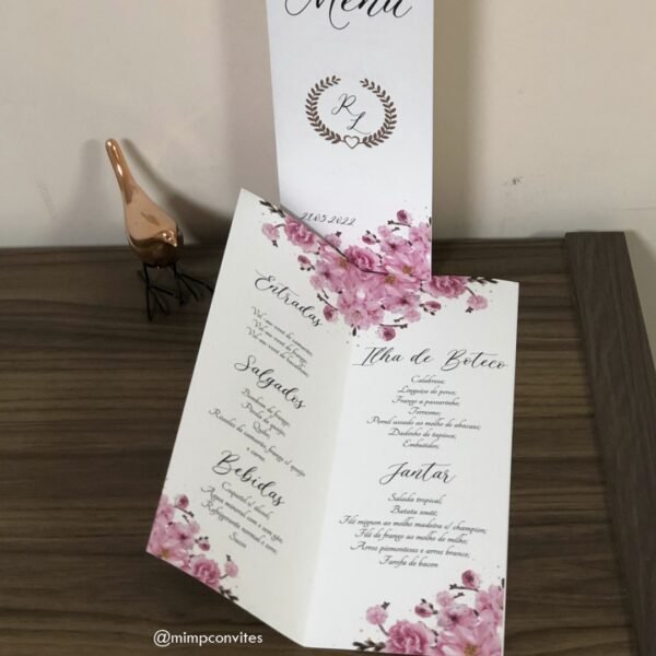 Menu De Casamento - Imagem 2